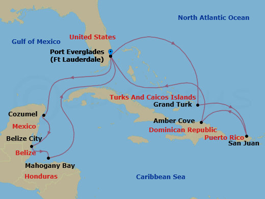 Cruise Map