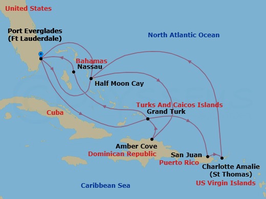 Cruise Map
