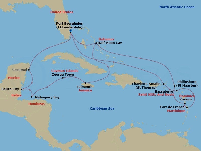 Cruise Map