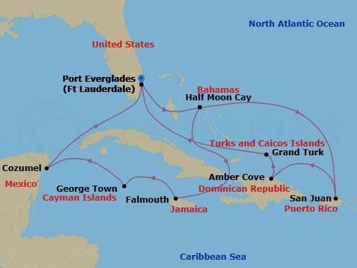 Cruise Map