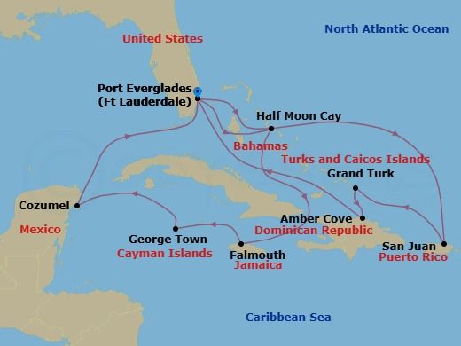 Cruise Map