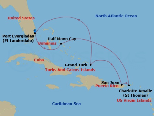 Cruise Map
