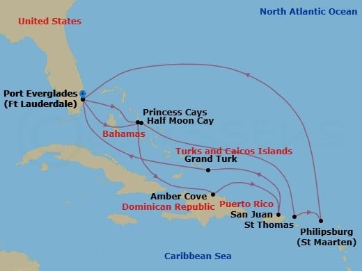 Cruise Map