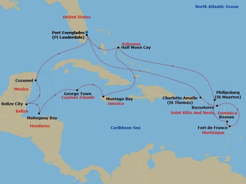 Cruise Map