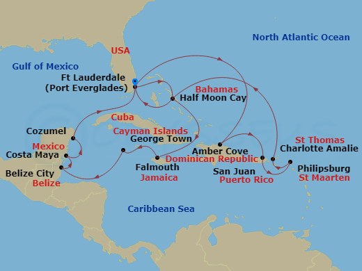 Cruise Map