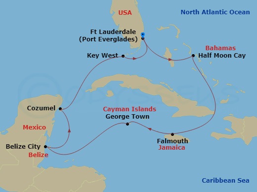 Cruise Map
