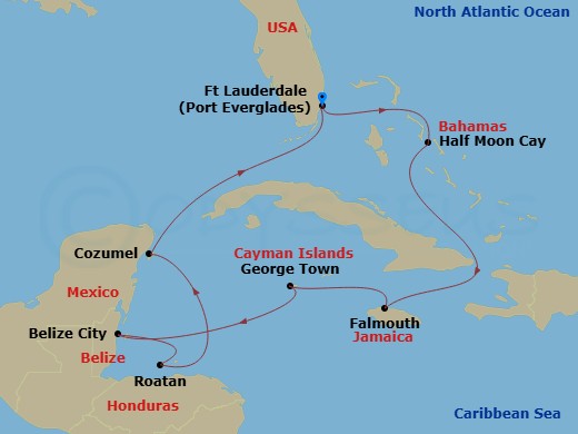 Cruise Map