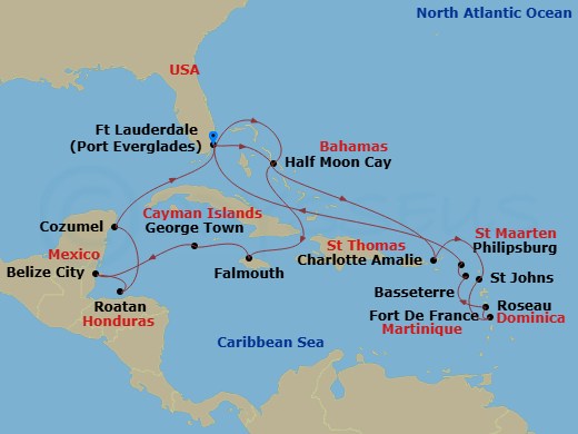 Cruise Map