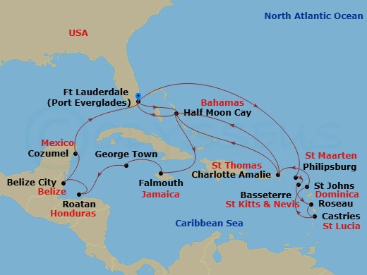 Cruise Map