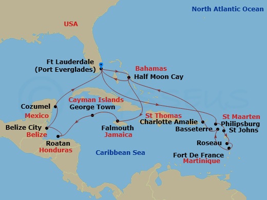 Cruise Map
