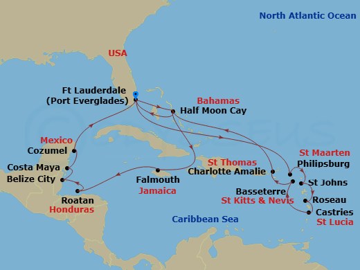 Cruise Map