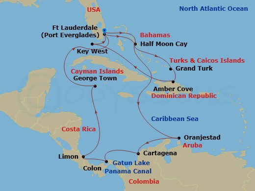 Cruise Map