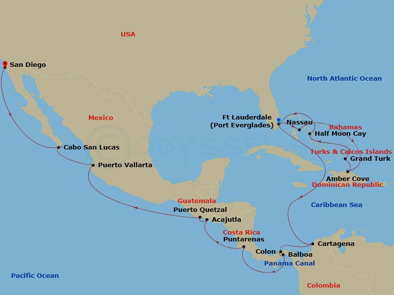 Cruise Map