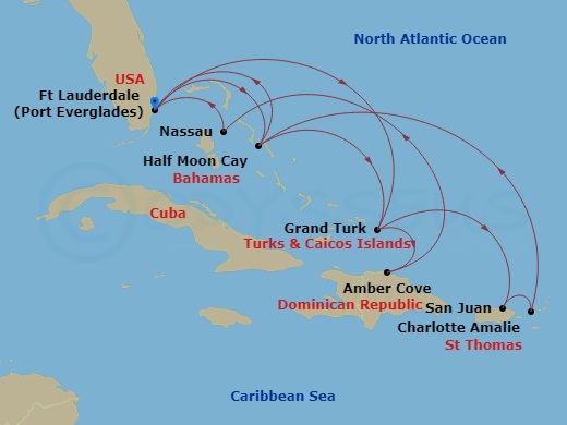 Cruise Map