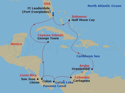 Cruise Map
