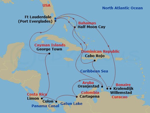 Cruise Map