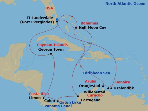 Cruise Map