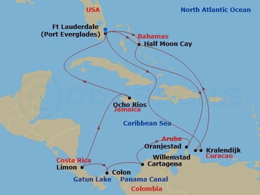 Cruise Map