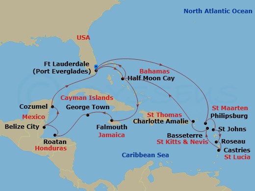 Cruise Map