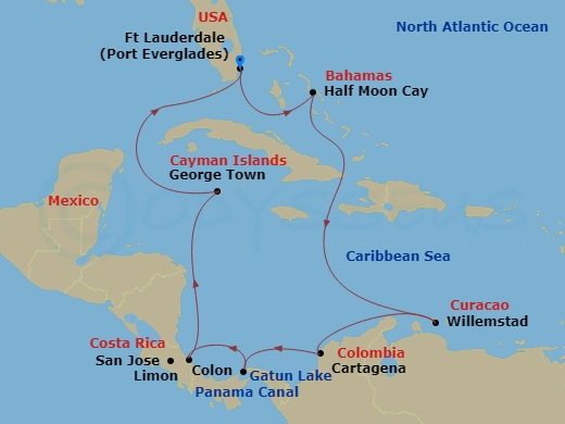 Cruise Map