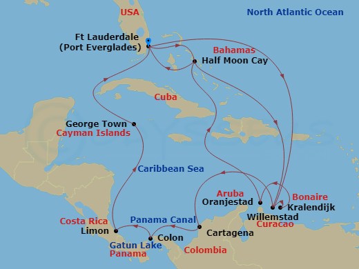 Cruise Map