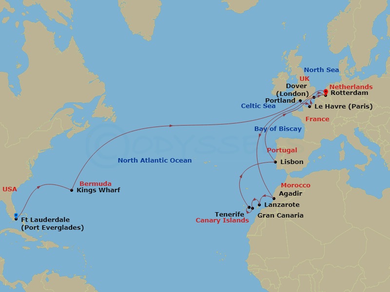 Cruise Map