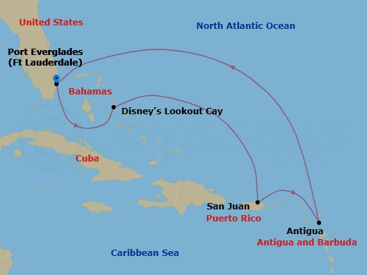 Cruise Map