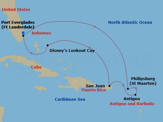 Cruise Map