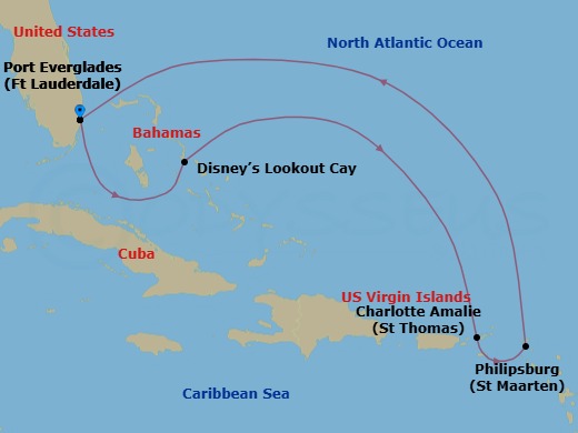 Cruise Map