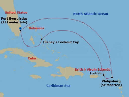 Cruise Map