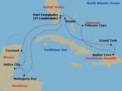 Cruise Map