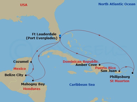 Cruise Map