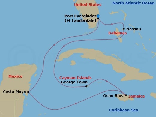 Cruise Map