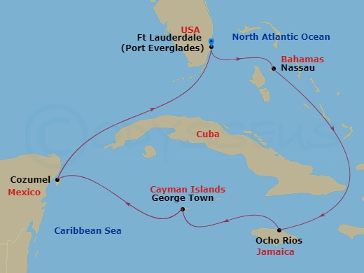 Cruise Map