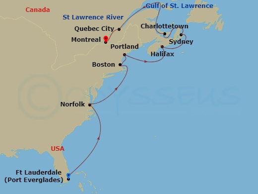 Cruise Map