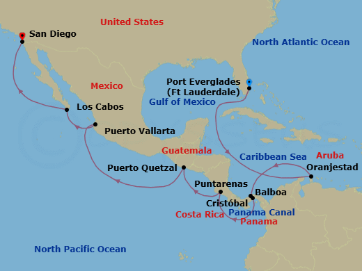 Cruise Map