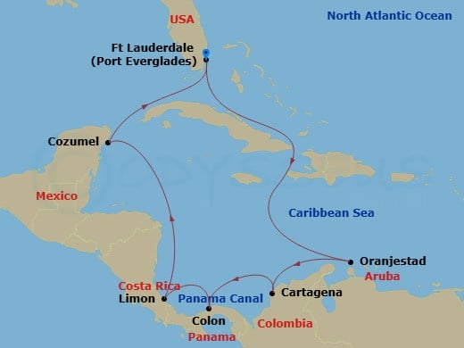 Cruise Map
