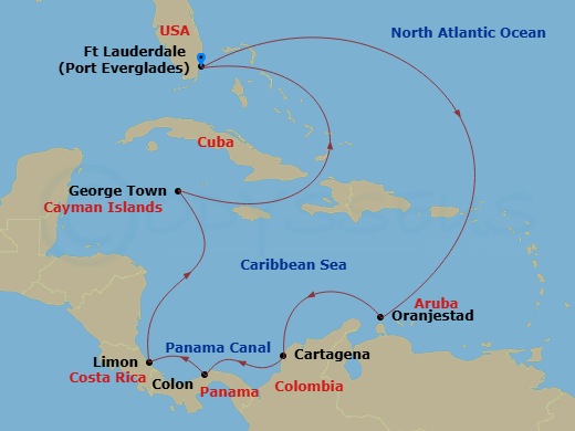 Cruise Map