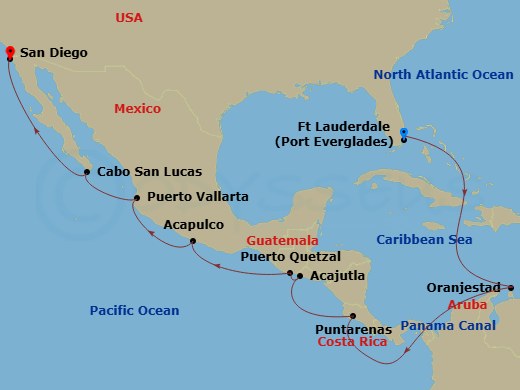 Cruise Map