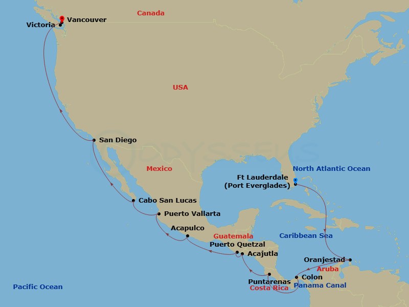 Cruise Map