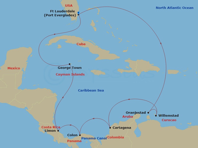 Cruise Map