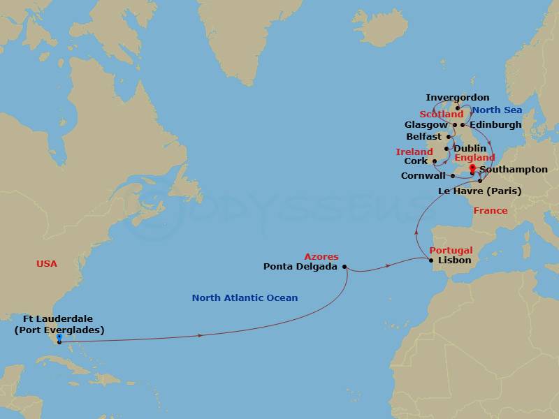 Cruise Map