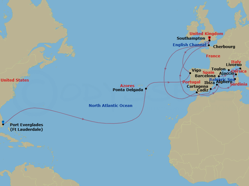 Cruise Map