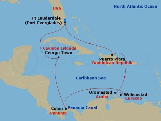 Cruise Map