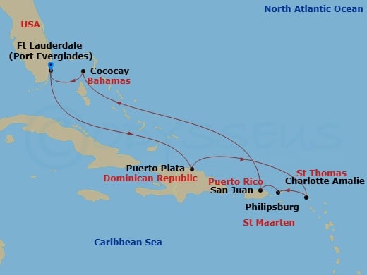 Cruise Map
