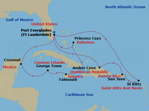 Cruise Map