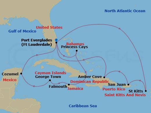 Cruise Map