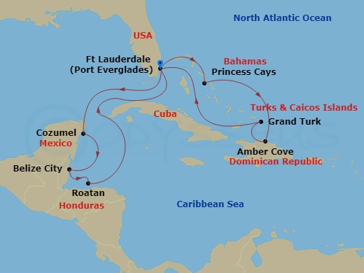 Cruise Map