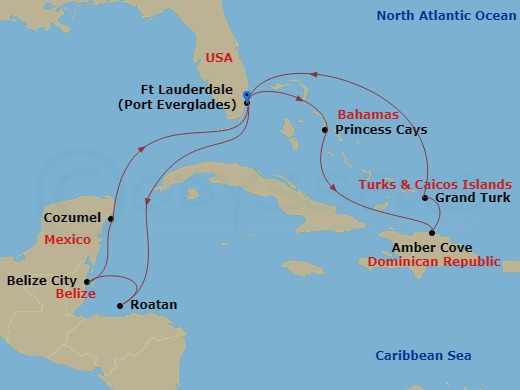 Cruise Map
