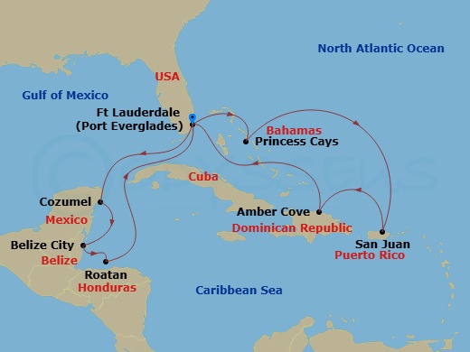 Cruise Map